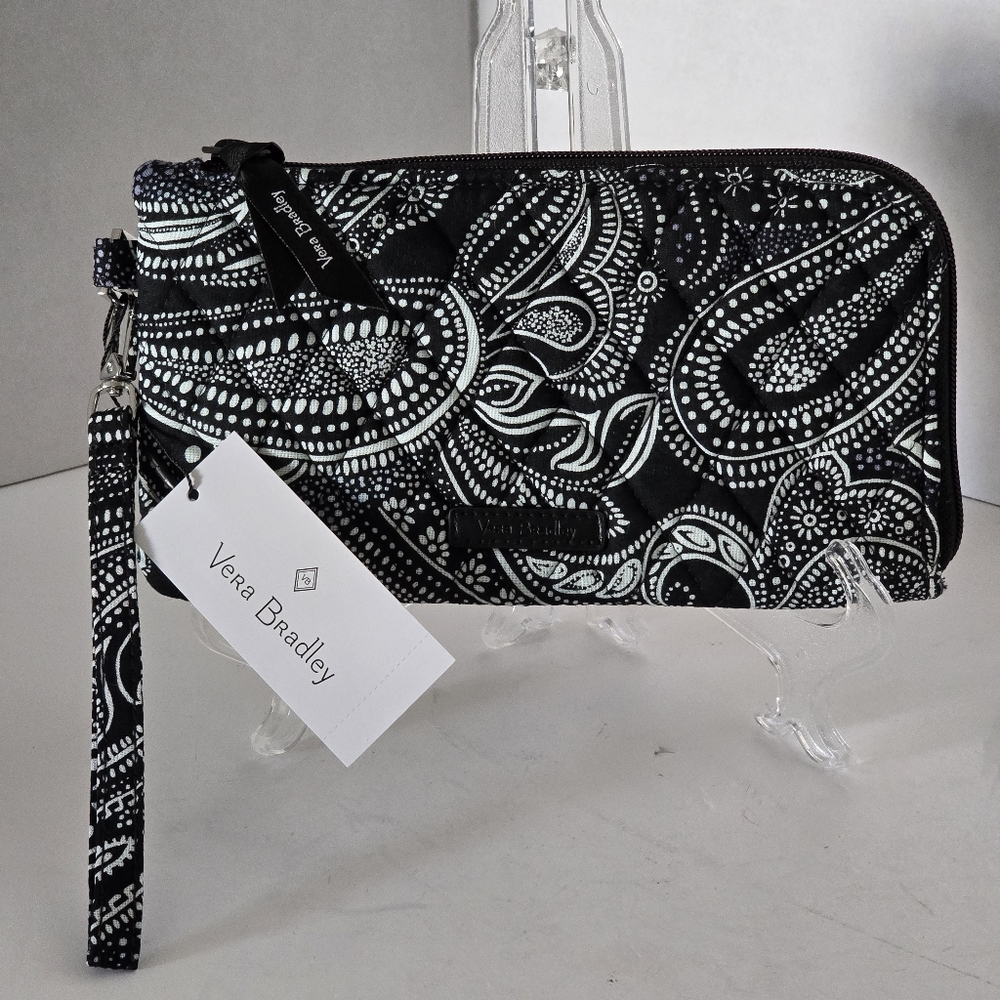 Vera Bradley Stellar Paisley RFID Tech Wristlet *Price Firm